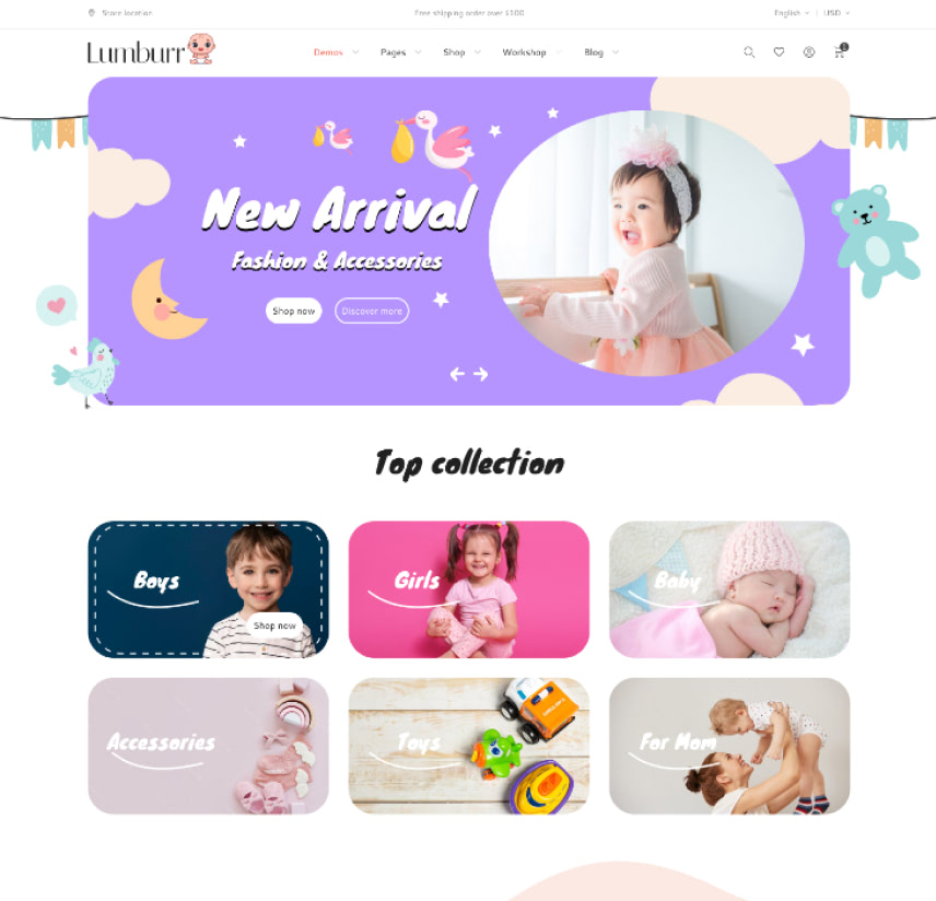 Baby Clothings Shop